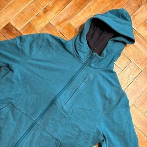Lululemon men’s large hoodie teal/green